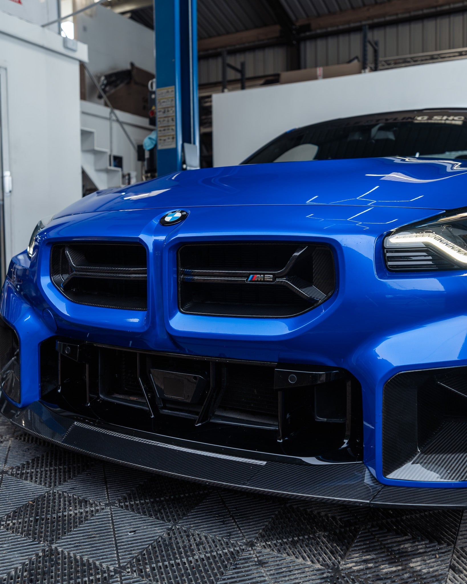 BMW M2 G87 Pre-Preg Carbon Fibre T-CSL Front Grilles by TREVORA (2023+) - AUTOID® - Front Grille - TREVORA
