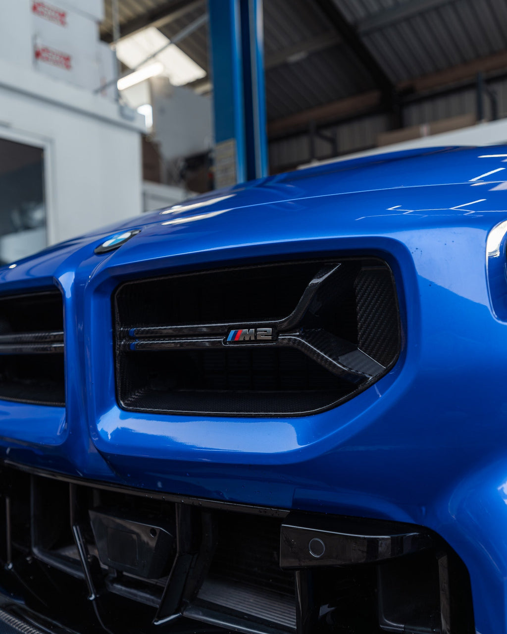 BMW M2 G87 Pre-Preg Carbon Fibre T-CSL Front Grilles by TREVORA (2023+) - AUTOID® - Front Grille - TREVORA