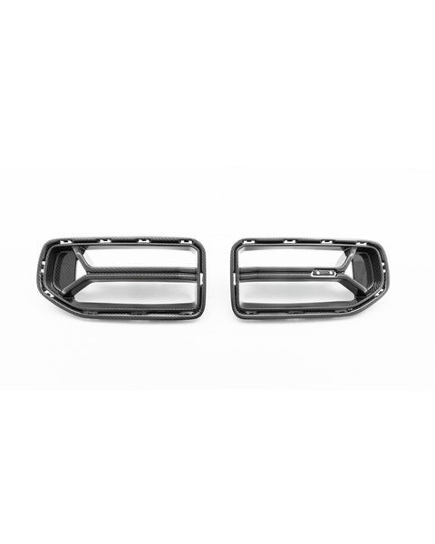 BMW M2 G87 Pre-Preg Carbon Fibre T-CSL Front Grilles by TREVORA (2023+) - AUTOID® - Front Grille - TREVORA