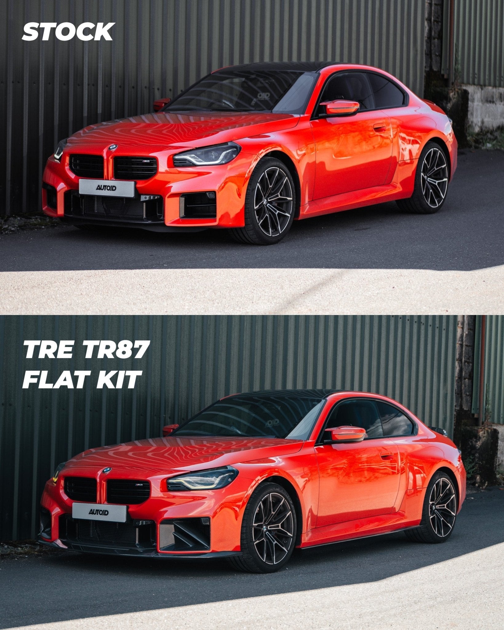 BMW M2 G87 Pre-preg Carbon Fibre TR87 Flat Side Skirts by TREVORA (2023+) - AUTOID® - Side Skirts & Winglets - TREVORA