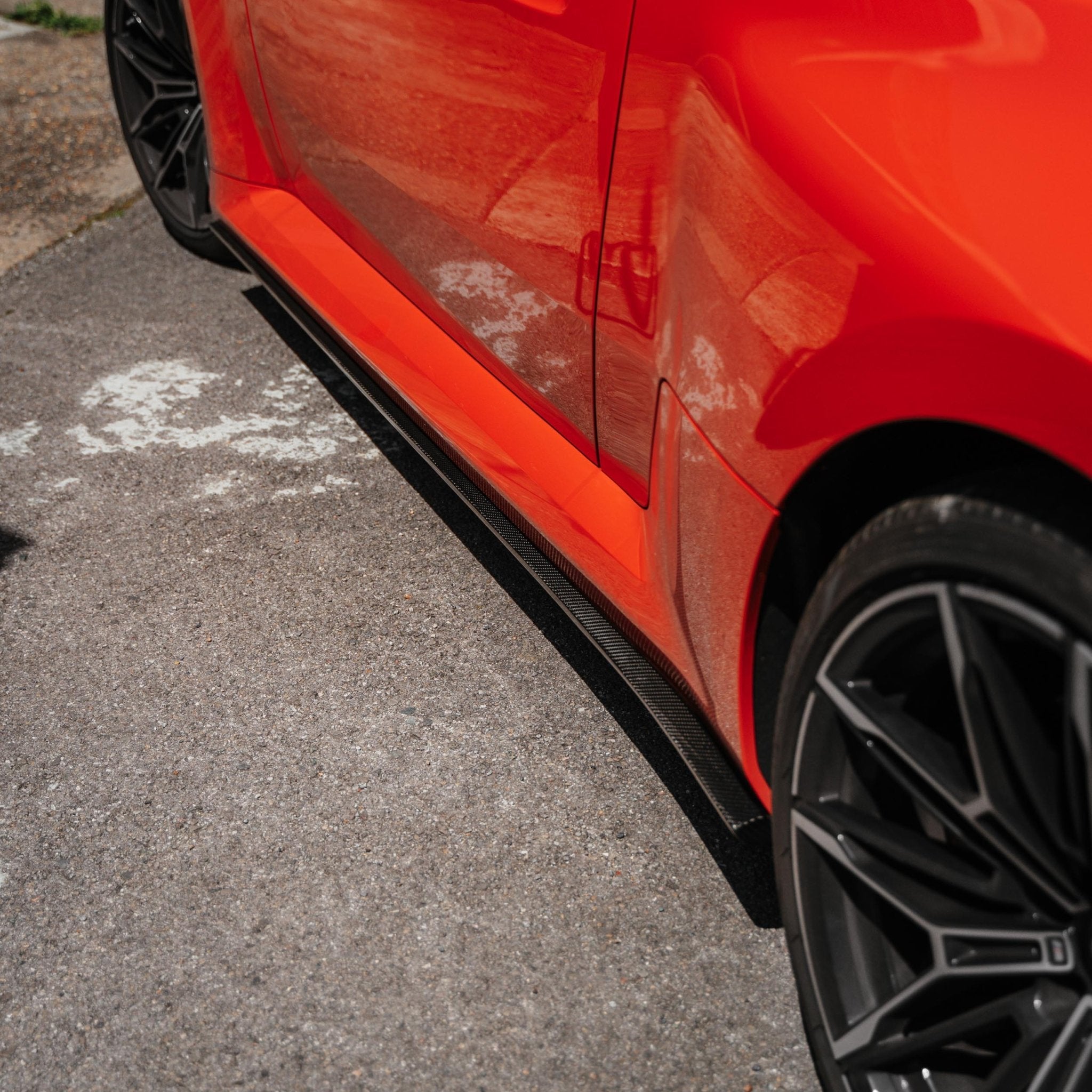 BMW M2 G87 Pre-preg Carbon Fibre TR87 Flat Side Skirts by TREVORA (2023+) - AUTOID® - Side Skirts & Winglets - TREVORA