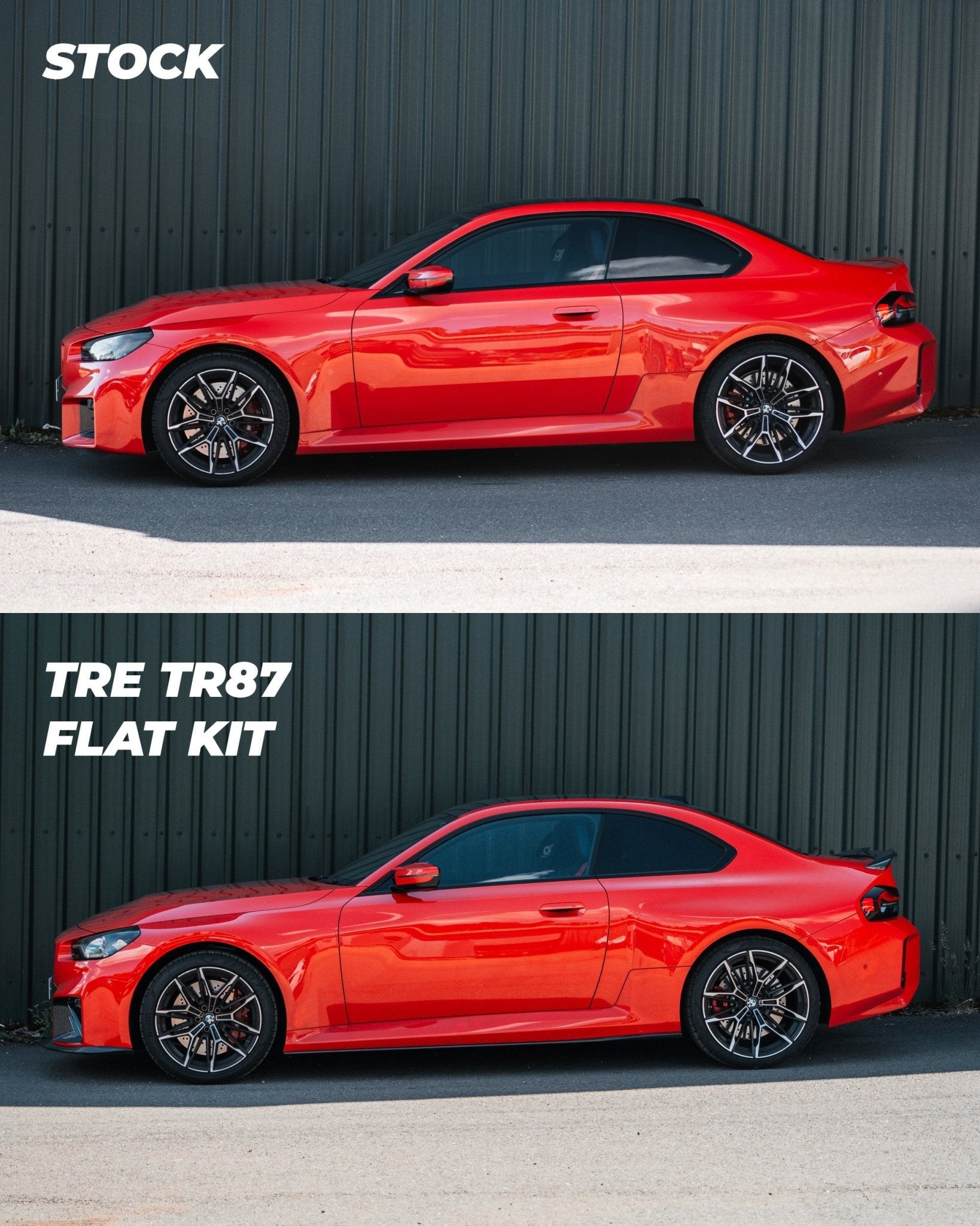 BMW M2 G87 Pre-preg Carbon Fibre TR87 Flat Side Skirts by TREVORA (2023+) - AUTOID® - Side Skirts & Winglets - TREVORA