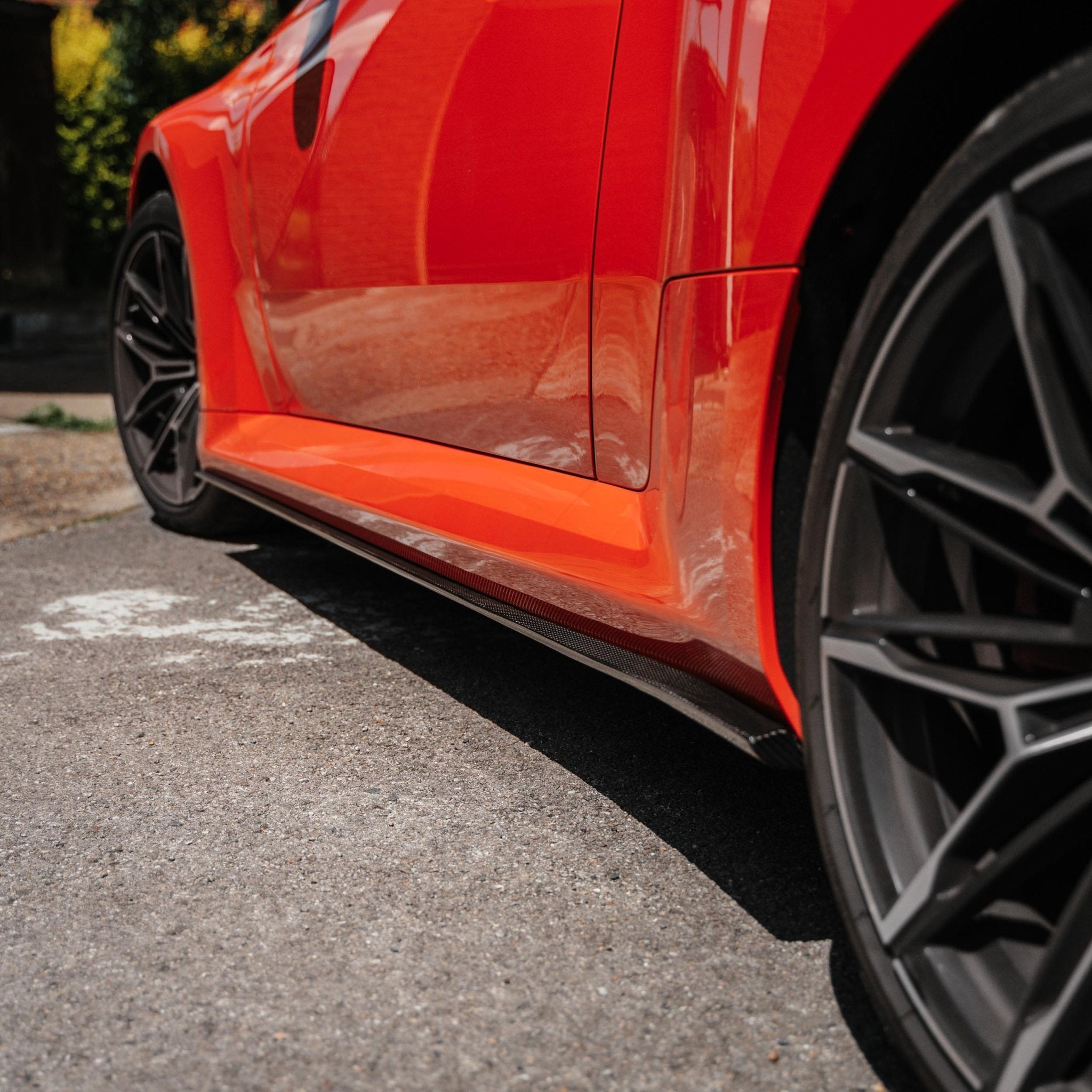 BMW M2 G87 Pre-preg Carbon Fibre TR87 Flat Side Skirts by TREVORA (2023+) - AUTOID® - Side Skirts & Winglets - TREVORA