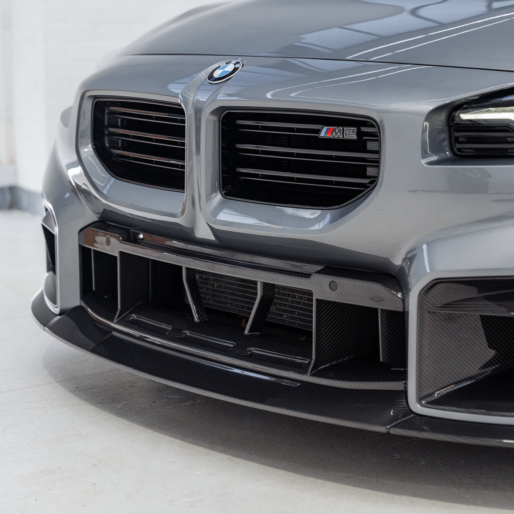 BMW M2 G87 Pre-Preg Carbon Fibre TR87 Front Bumper Centre Trim by TREVORA (2023+) - AUTOID® - Front Grille - TREVORA