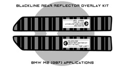 BMW M2 G87 Rear Reflector Decal Sticker by Goldenwrench - AUTOID® - Reflector Inserts & Overlays - Goldenwrench Supply