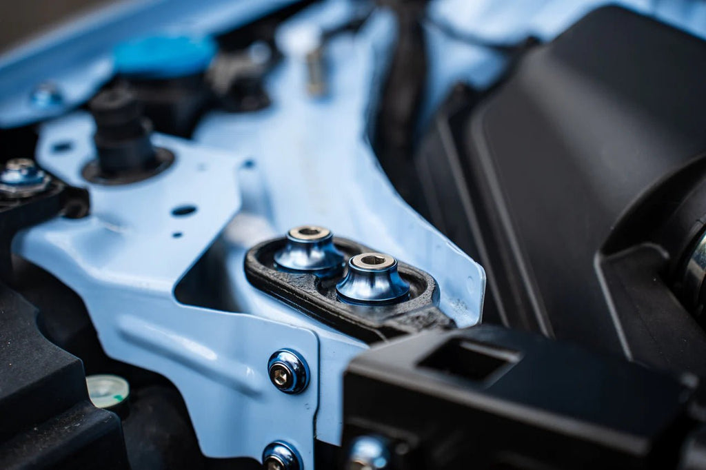 BMW M2 G87 Titanium Billet Engine Dress Up Hardware by Downstar (2023+) - AUTOID® - Vehicle Dress Up Caps & Covers - Downstar