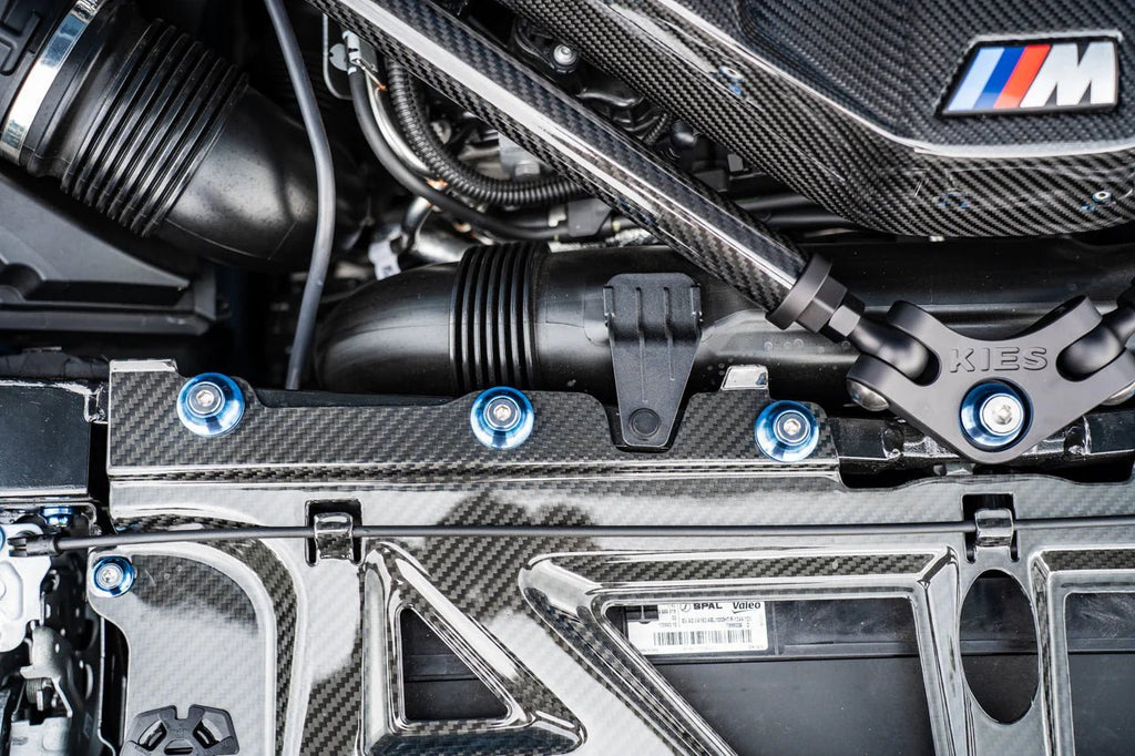 BMW M2 G87 Titanium Billet Engine Dress Up Hardware by Downstar (2023+) - AUTOID® - Vehicle Dress Up Caps & Covers - Downstar