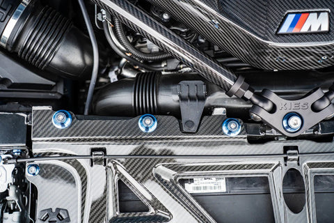 BMW M2 G87 Titanium Billet Engine Dress Up Hardware by Downstar (2023+) - AUTOID® - Vehicle Dress Up Caps & Covers - Downstar