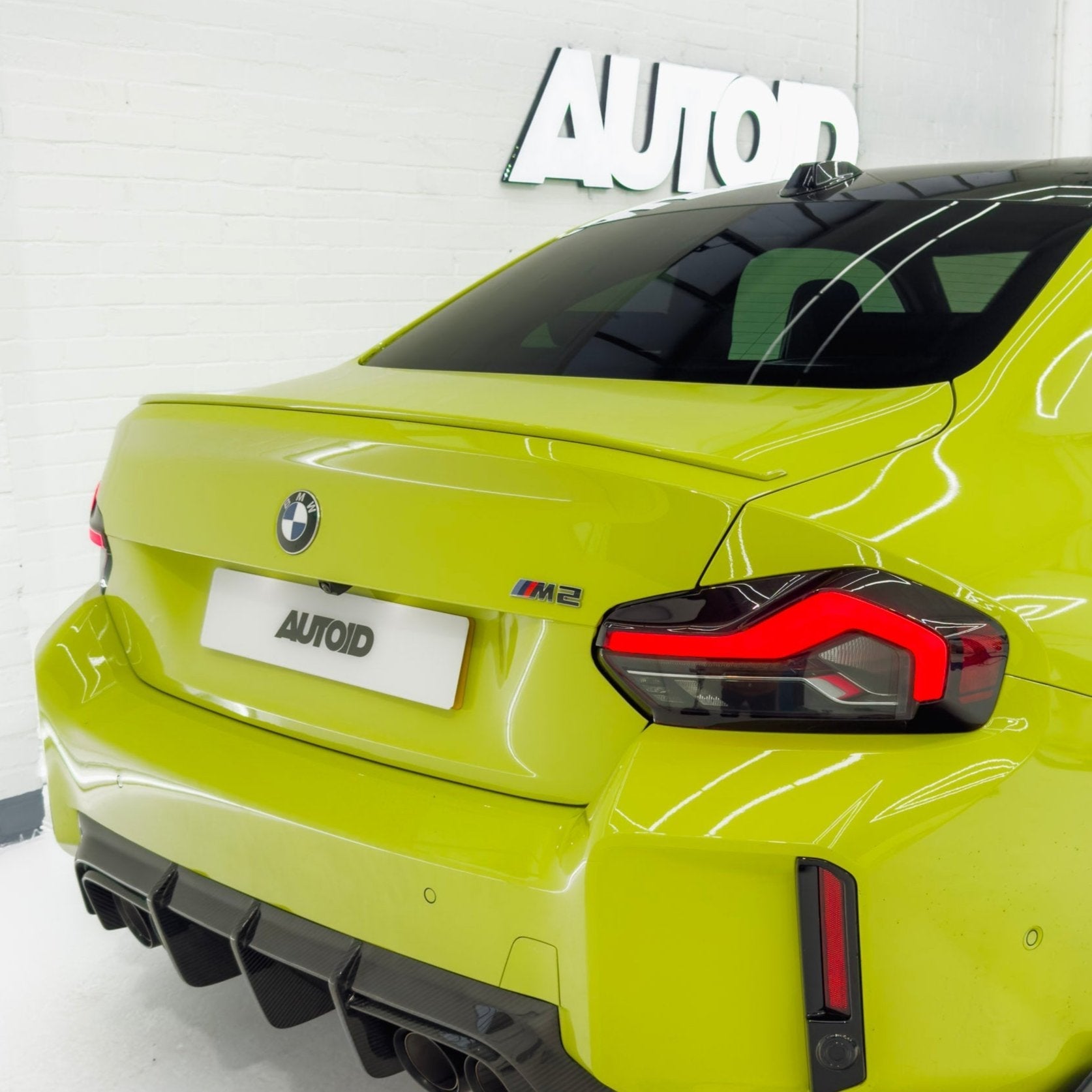 BMW M2 Genuine M Performance LCI V2 Black High Gloss Model Rear Badge - AUTOID® - Model Badges - BMW M Performance