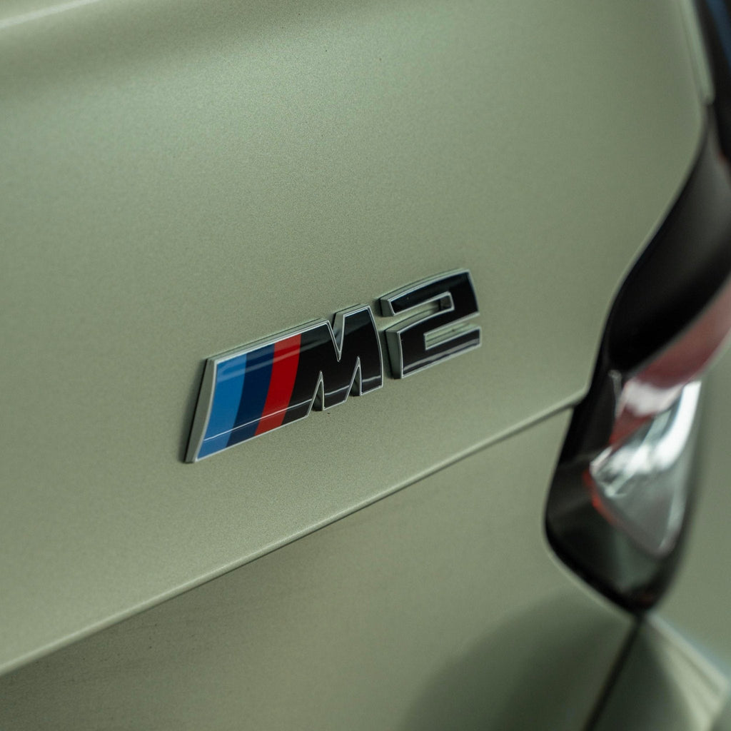 BMW M2 Genuine M Performance LCI V2 Black High Gloss Model Rear Badge - AUTOID® - Model Badges - BMW M Performance