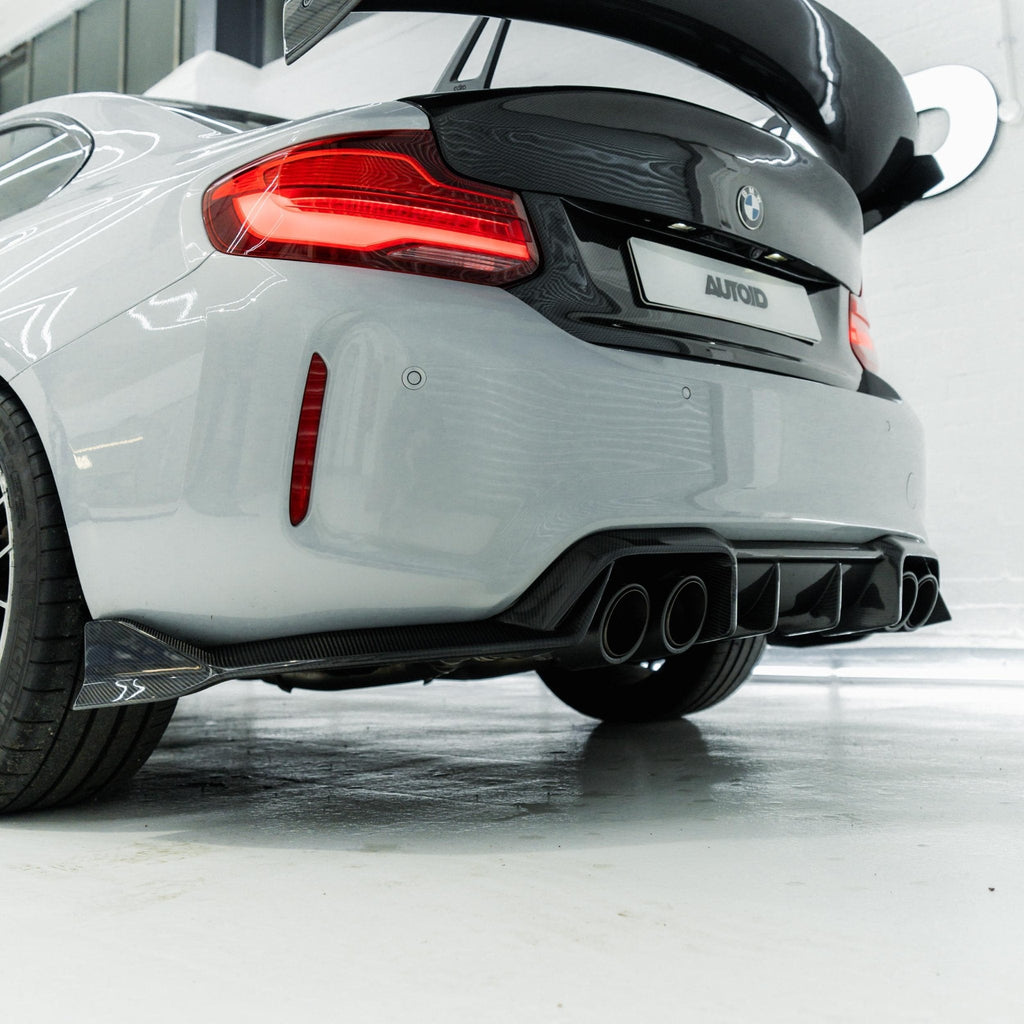 BMW M2 & M2 Competition F87 Carbon Fibre Rear Diffuser by Adro (2018-2021) - AUTOID® - Rear Diffusers - Adro