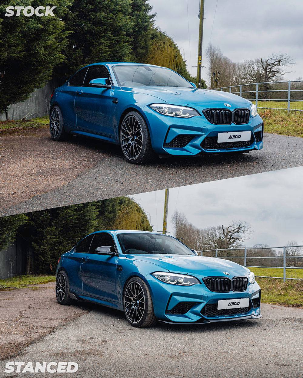 BMW M2 & M2 Competition F87 OEM+ Stance Kit with Springs & Spacers (2015-2021) - AUTOID® - Lowering Springs - AUTOID