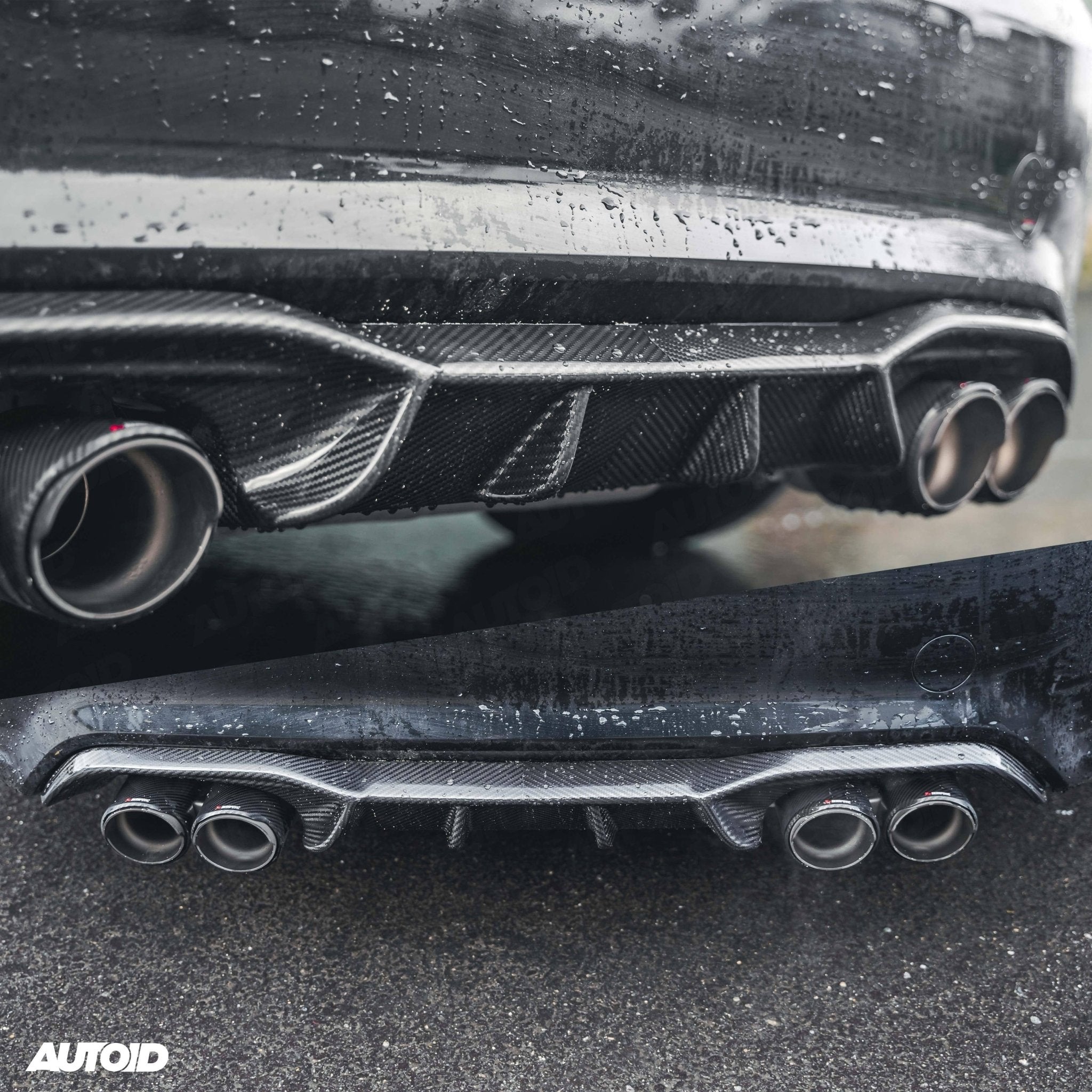 BMW M2 & M2 Competition F87 Pre-preg Carbon Fibre Competition Rear Diffuser Pro by FORM (2015-2021) - AUTOID® - Rear Diffusers - FORM Industries