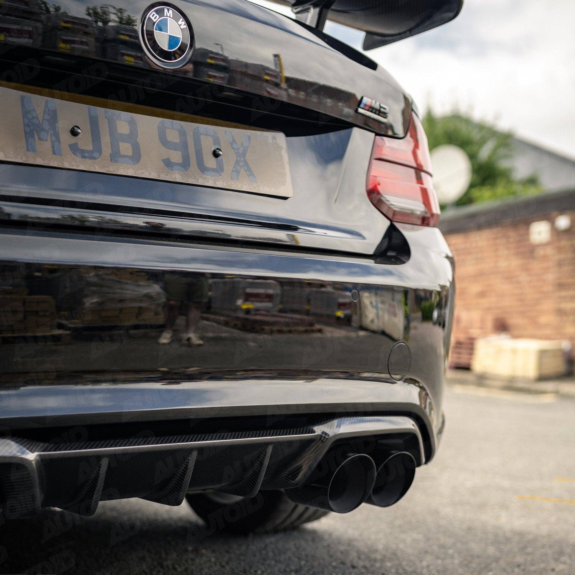 BMW M2 & M2 Competition F87 Pre-preg Carbon Fibre Performance Rear Diffuser Pro by FORM (2015-2021) - AUTOID® - Rear Diffusers - FORM Industries