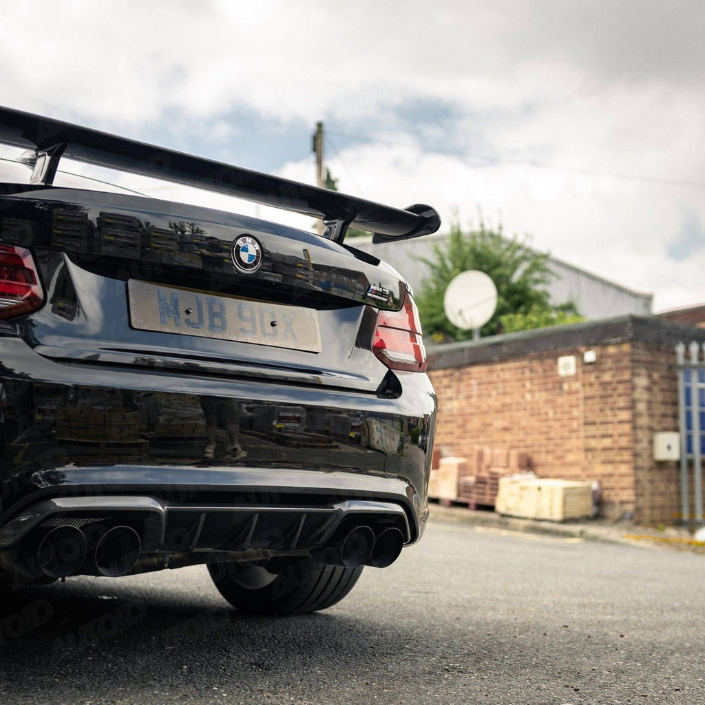 BMW M2 & M2 Competition F87 Pre-preg Carbon Fibre Performance Rear Diffuser Pro by FORM (2015-2021) - AUTOID® - Rear Diffusers - FORM Industries