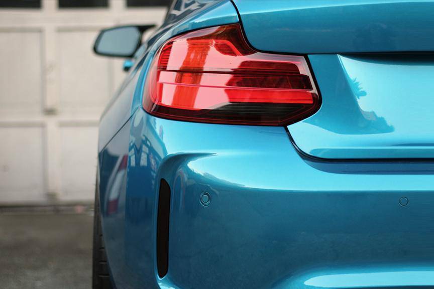 BMW M2 & M2 Competition F87 Rear Reflector Decal Sticker by Goldenwrench - AUTOID® - Reflector Inserts & Overlays - Goldenwrench Supply
