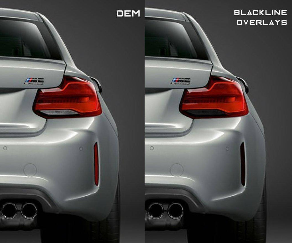 BMW M2 & M2 Competition F87 Rear Reflector Decal Sticker by Goldenwrench - AUTOID® - Reflector Inserts & Overlays - Goldenwrench Supply