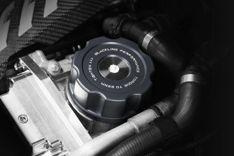 BMW M2, M3, M4 F8X & N Series Engines Oil Filter Housing Cap by Goldenwrench - AUTOID® - Vehicle Dress Up Caps & Covers - Goldenwrench Supply