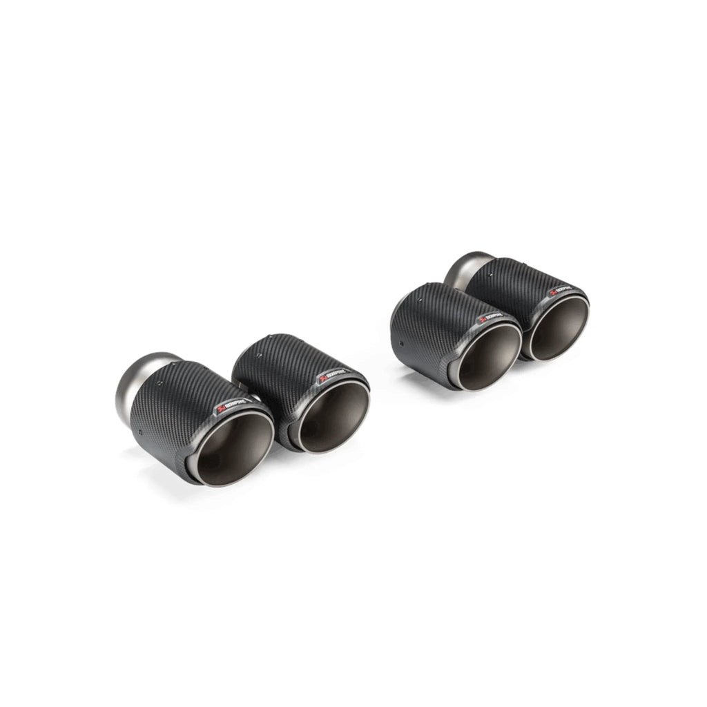 BMW M2, M3, M4 G87 G80 G81 G82 G83 Carbon Exhaust Tips by Akrapovic - AUTOID® - Exhaust Tips - Akrapovic
