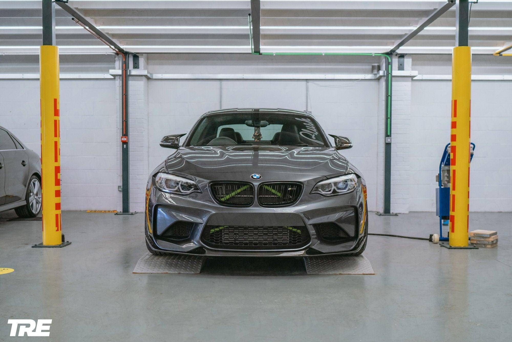 BMW M2 OG F87 Pre - Preg Carbon Fibre Front Splitter by TRE (2015 - 2018) - AUTOID - Front Lips & Splitters - TRE