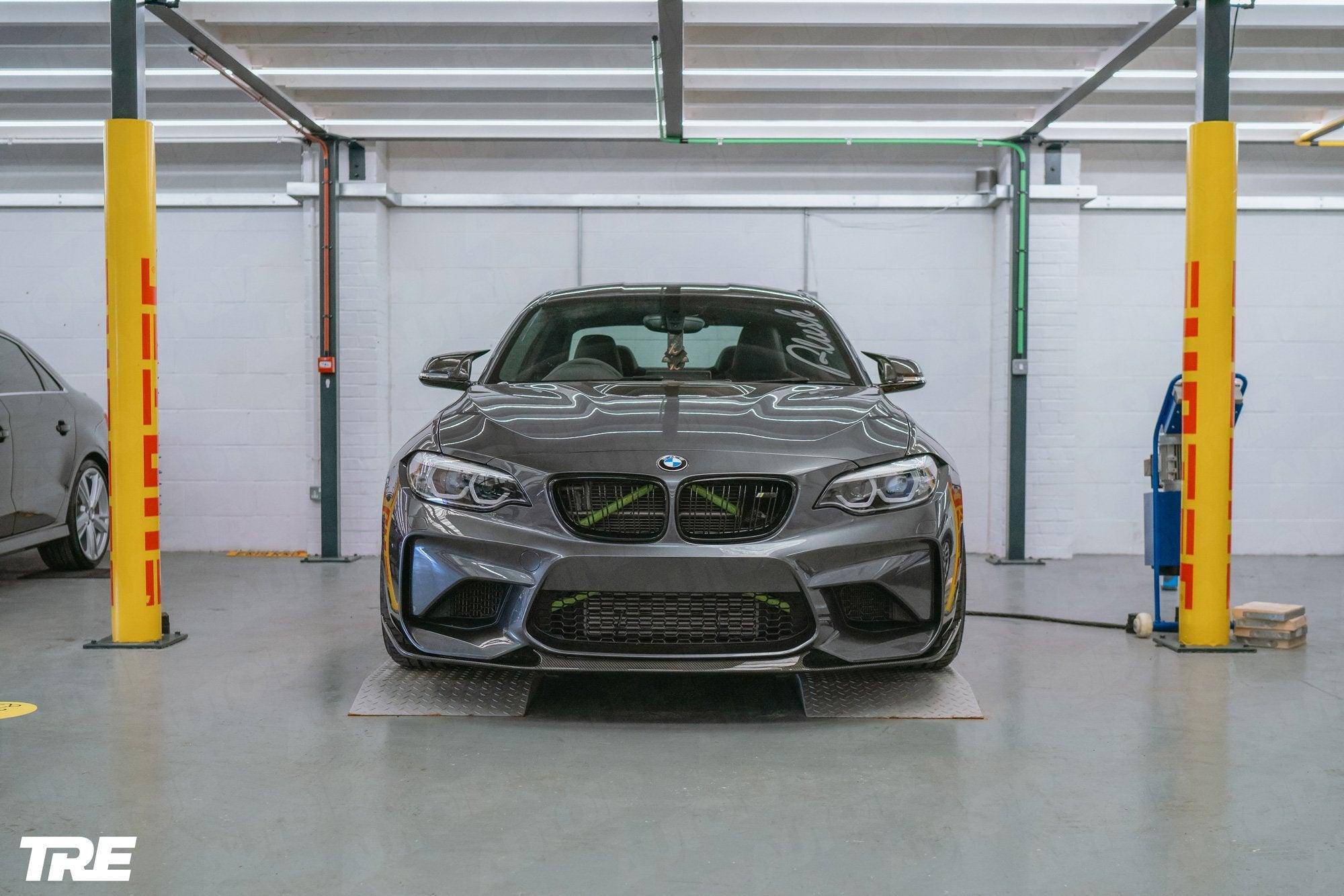 BMW M2 OG F87 Pre-Preg ID-01 Carbon Fibre Front Splitter by TREVORA (2015-2018) - AUTOID® - Front Lips & Splitters - TREVORA