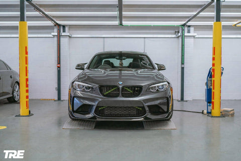 BMW M2 OG F87 Pre-Preg ID-01 Carbon Fibre Front Splitter by TREVORA (2015-2018) - AUTOID® - Front Lips & Splitters - TREVORA