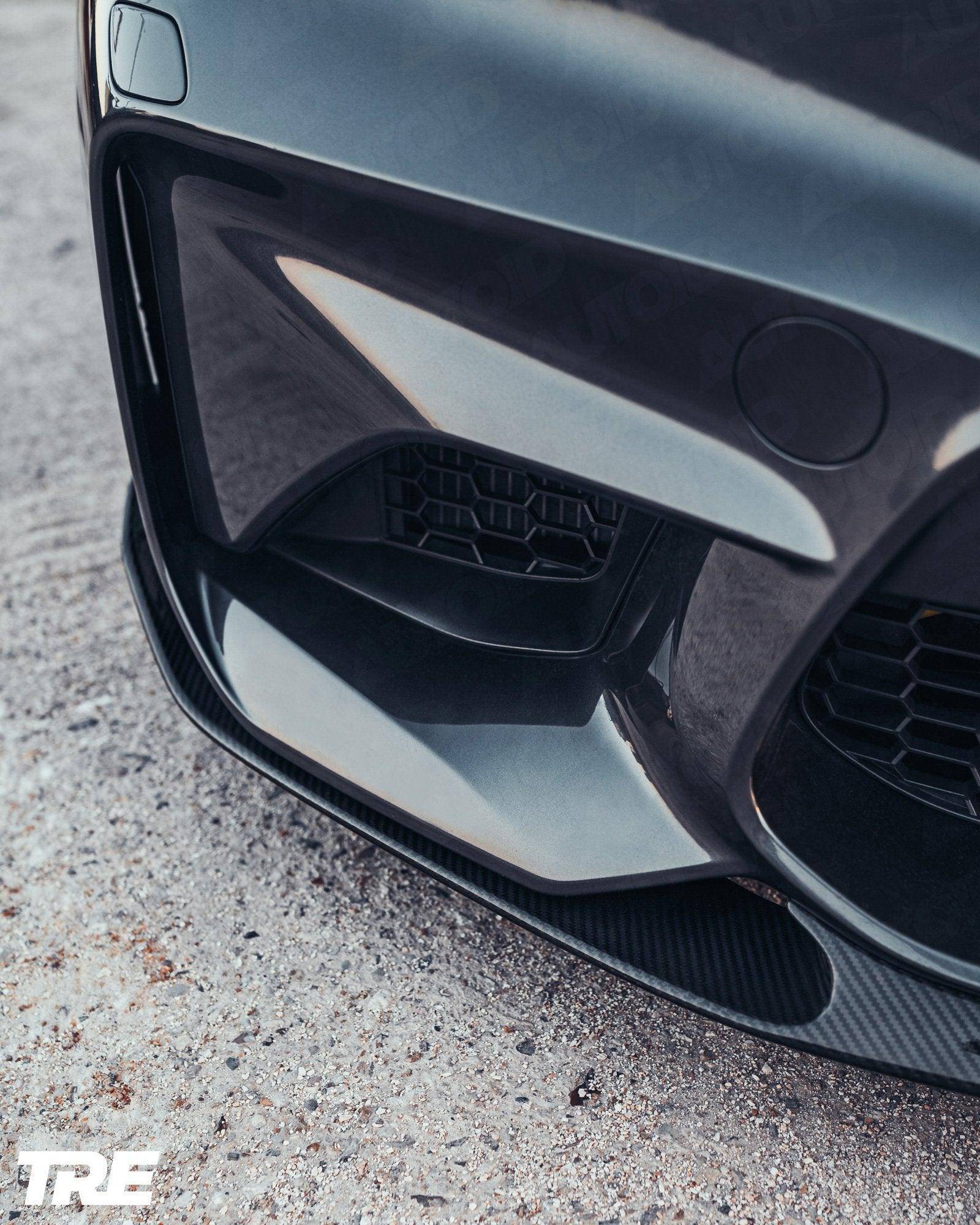 BMW M2 OG F87 Pre-Preg ID-01 Carbon Fibre Front Splitter by TREVORA (2015-2018) - AUTOID® - Front Lips & Splitters - TREVORA
