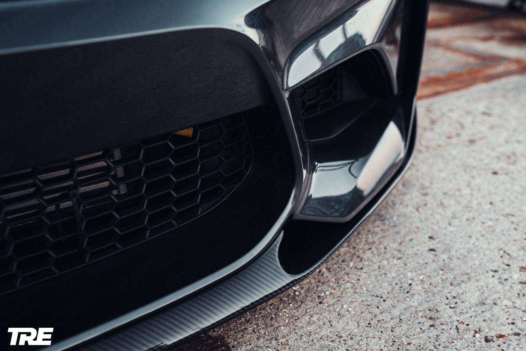 BMW M2 OG F87 Pre-Preg ID-01 Carbon Fibre Front Splitter by TREVORA (2015-2018) - AUTOID® - Front Lips & Splitters - TREVORA