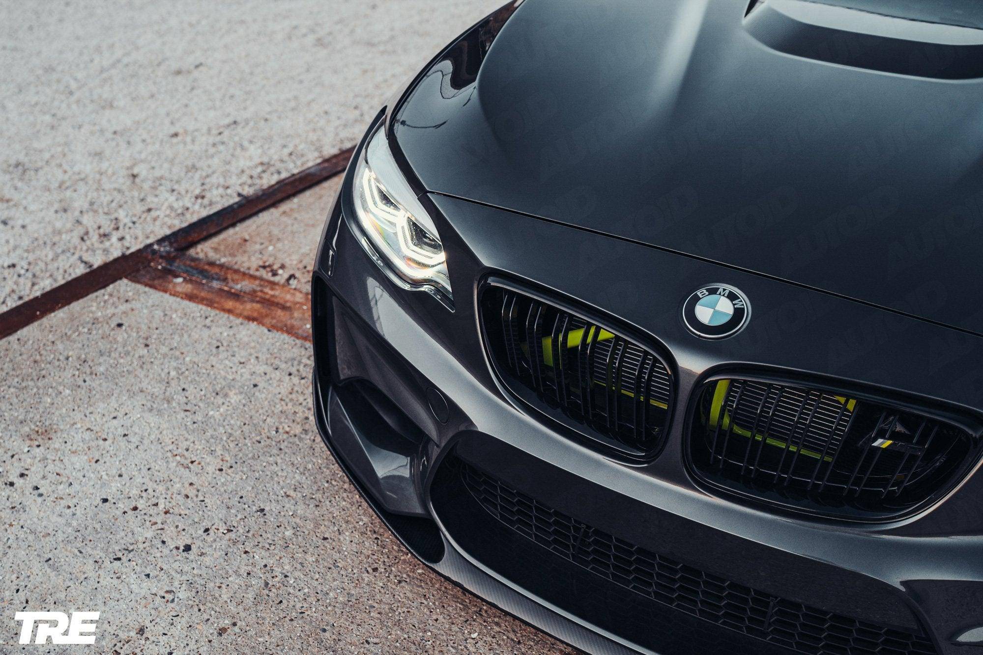 BMW M2 OG F87 Pre-Preg ID-01 Carbon Fibre Front Splitter by TREVORA (2015-2018) - AUTOID® - Front Lips & Splitters - TREVORA