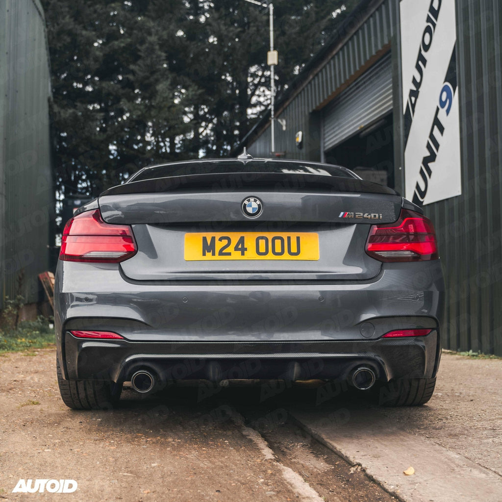 BMW M235i & M240i F22 F23 Carbon Fibre Rear Diffuser by FORM (2014-2020) - AUTOID® - Rear Diffusers - FORM Industries