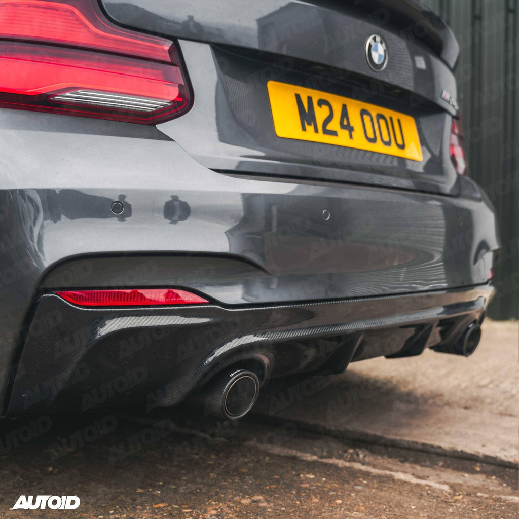 BMW M235i & M240i F22 F23 Carbon Fibre Rear Diffuser by FORM (2014-2020) - AUTOID® - Rear Diffusers - FORM Industries