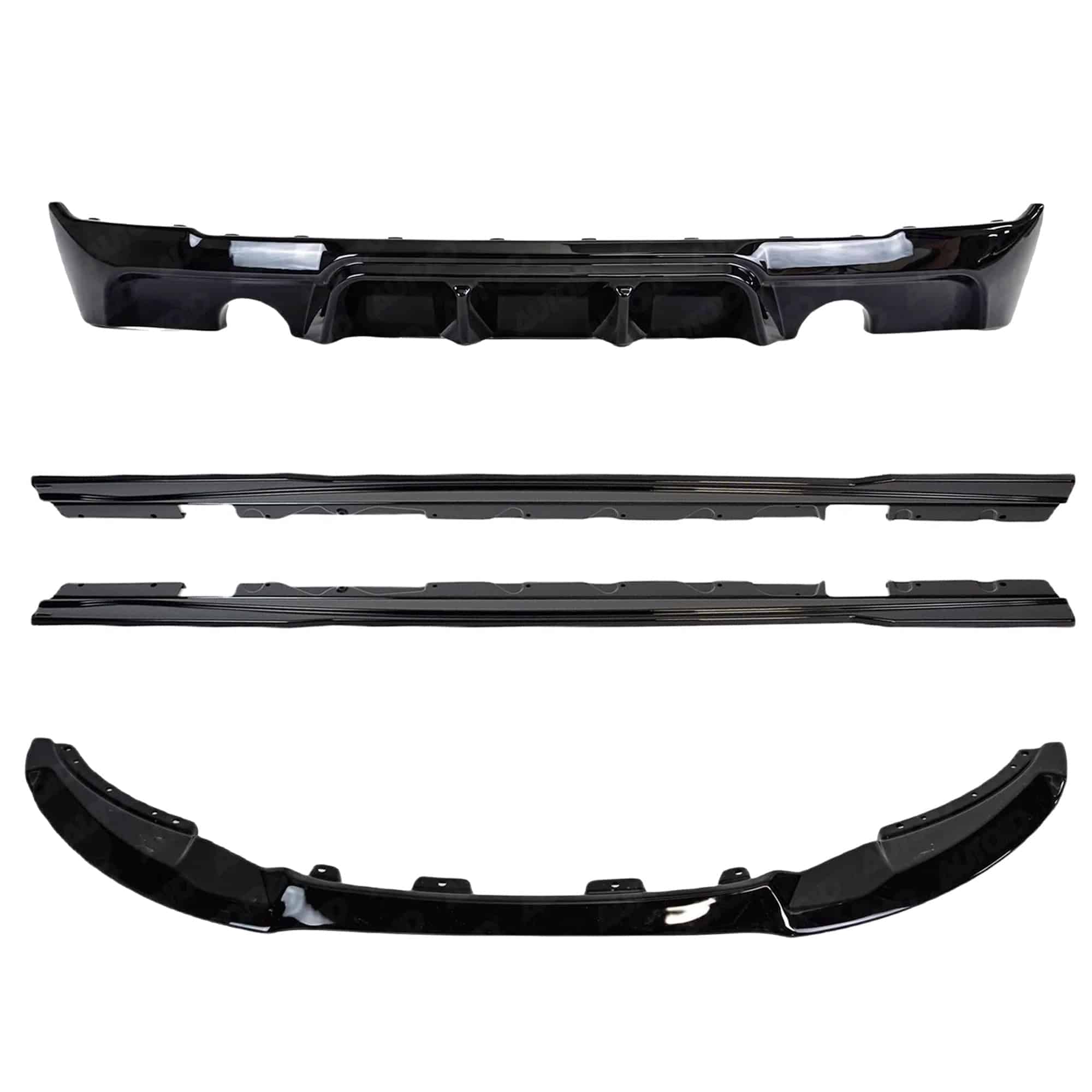 BMW M235i & M240i F22 F23 EVO-1 Gloss Black Body Kit by ZAERO (2014-2019) - AUTOID® - Styling Kit - Zaero Design