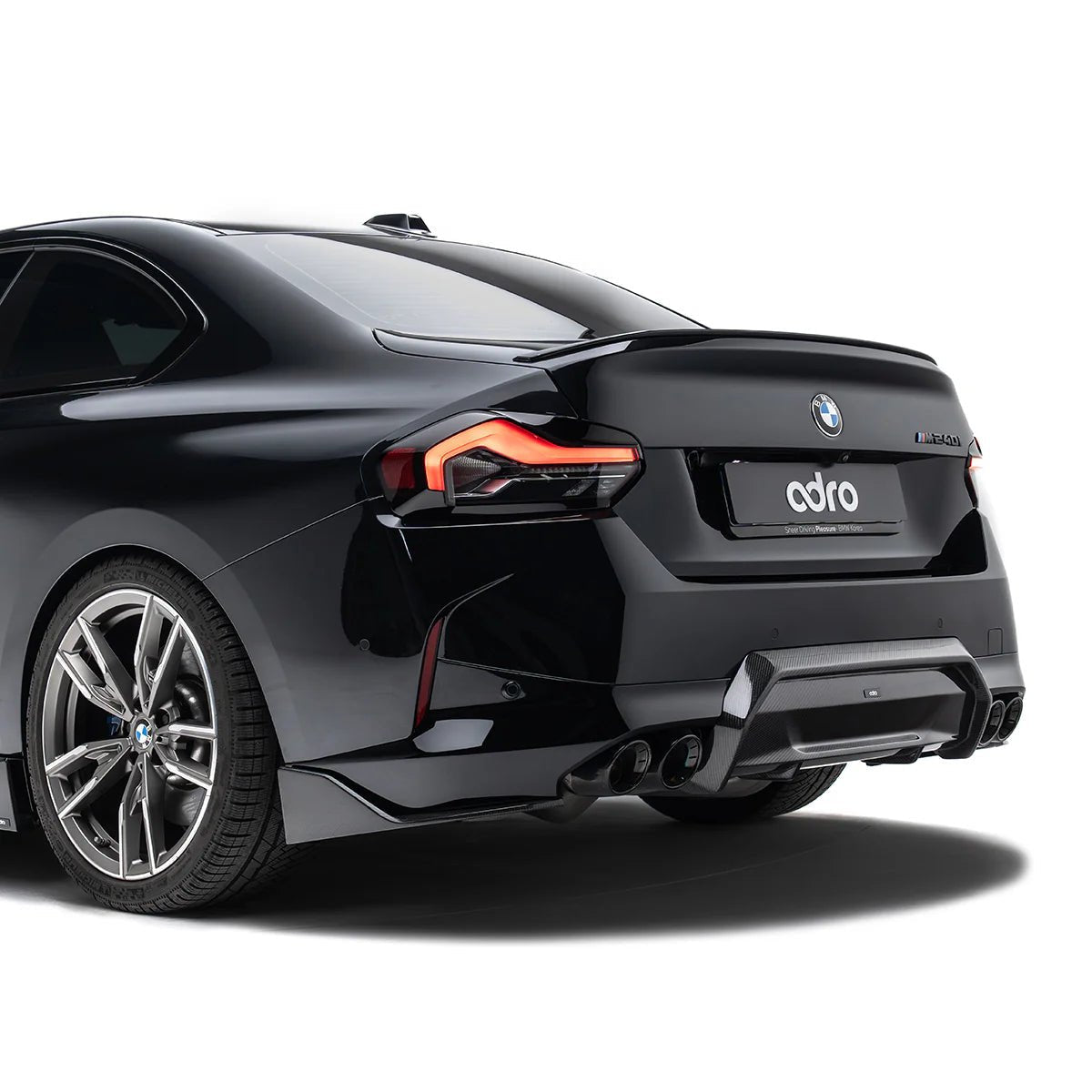 BMW M240i & 230i M Sport G42 Carbon Fibre Rear Diffuser Set by ADRO - AUTOID® - Rear Diffusers - Adro