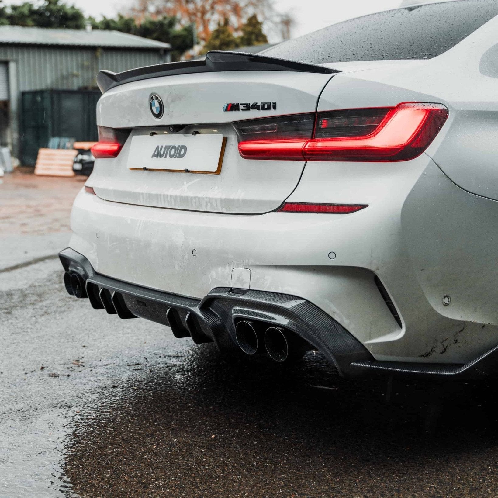 BMW M240i G42, M340i G20 and M440i G22 Cerakote Black Exhaust Tips by TRE (2021+) - AUTOID - Exhaust Tips - TRE