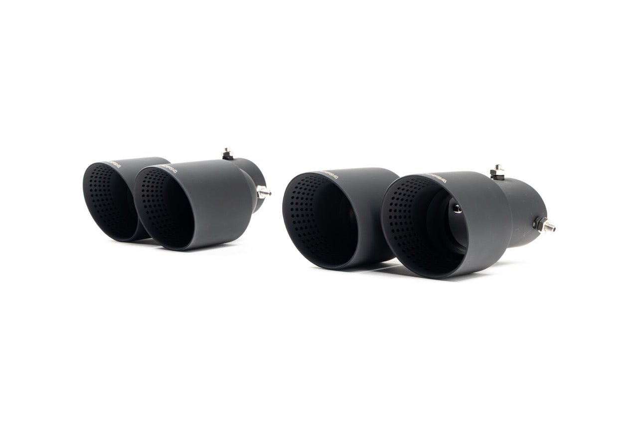 BMW M240i G42, M340i G20 & M440i G22 ID-01 Cerakote Black Exhaust Tips by TREVORA (2021+) - AUTOID® - Exhaust Tips - TREVORA