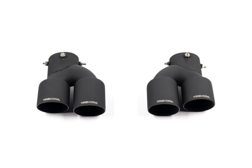 BMW M240i G42, M340i G20 & M440i G22 ID-01 Cerakote Black Exhaust Tips by TREVORA (2021+) - AUTOID® - Exhaust Tips - TREVORA