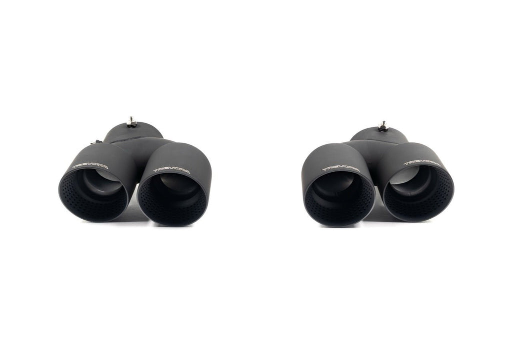 BMW M240i G42, M340i G20 & M440i G22 ID-01 Cerakote Black Exhaust Tips by TREVORA (2021+) - AUTOID® - Exhaust Tips - TREVORA