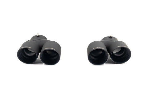 BMW M240i G42, M340i G20 & M440i G22 ID-01 Cerakote Black Exhaust Tips by TREVORA (2021+) - AUTOID® - Exhaust Tips - TREVORA