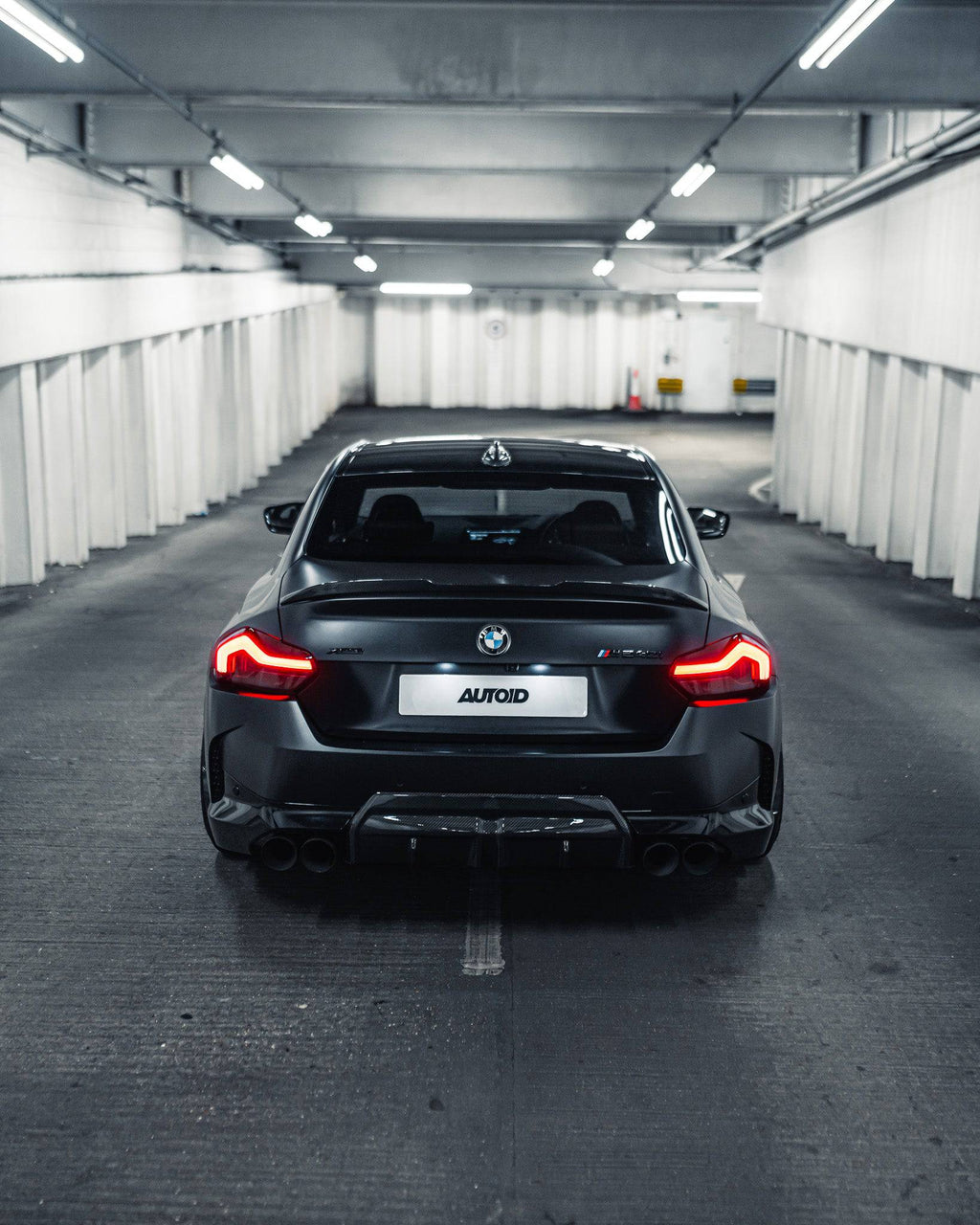 BMW M240i Genuine M Performance Black High Gloss Model Badge - AUTOID® - Model Badges - BMW M Performance