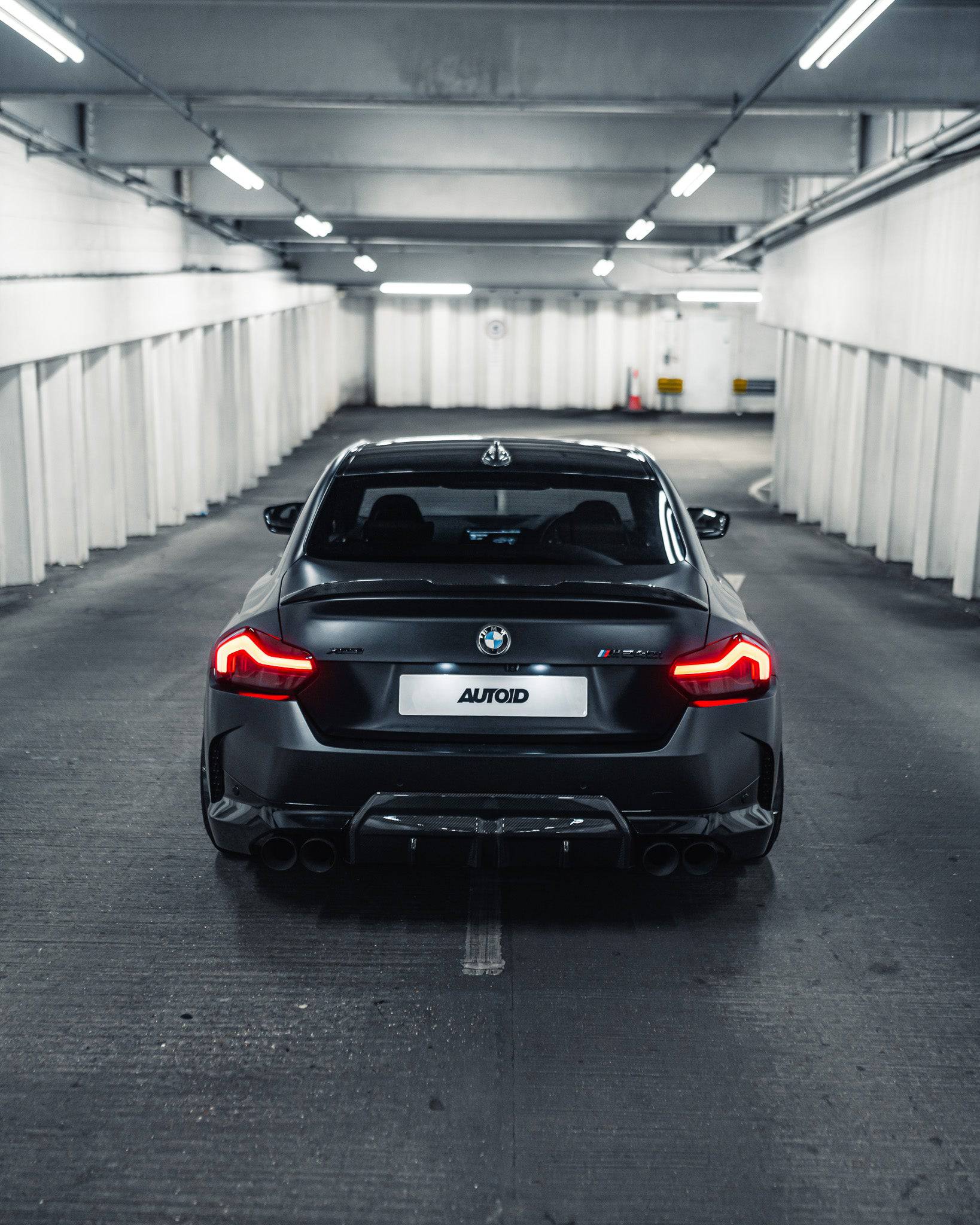 BMW M240i Genuine M Performance Black High Gloss Model Badge - AUTOID® - Model Badges - BMW M Performance