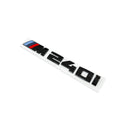 BMW M240i Genuine M Performance Black High Gloss Model Badge - AUTOID® - Model Badges - BMW M Performance