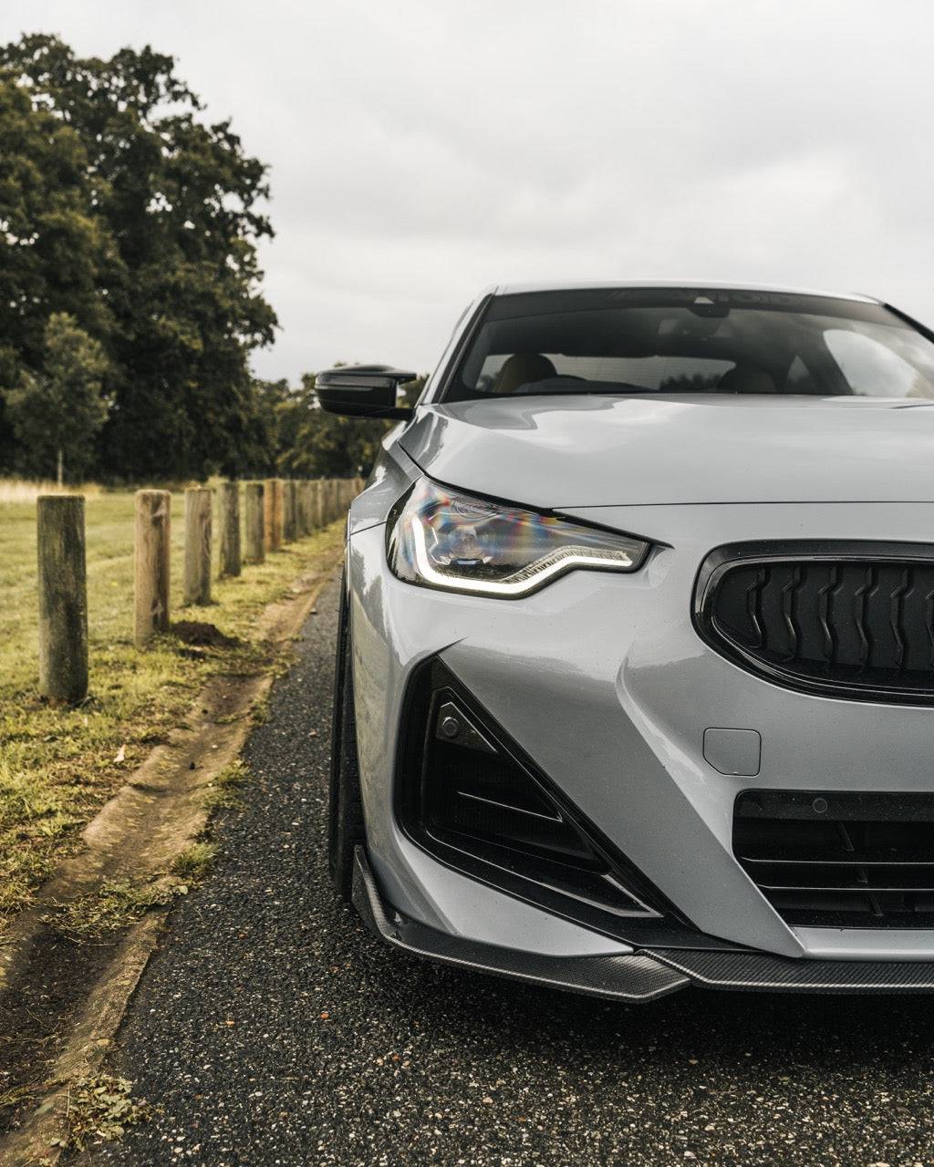 BMW M240i Genuine Shadow Line Black High Gloss Grille Insert - AUTOID - Front Grille - BMW M Performance