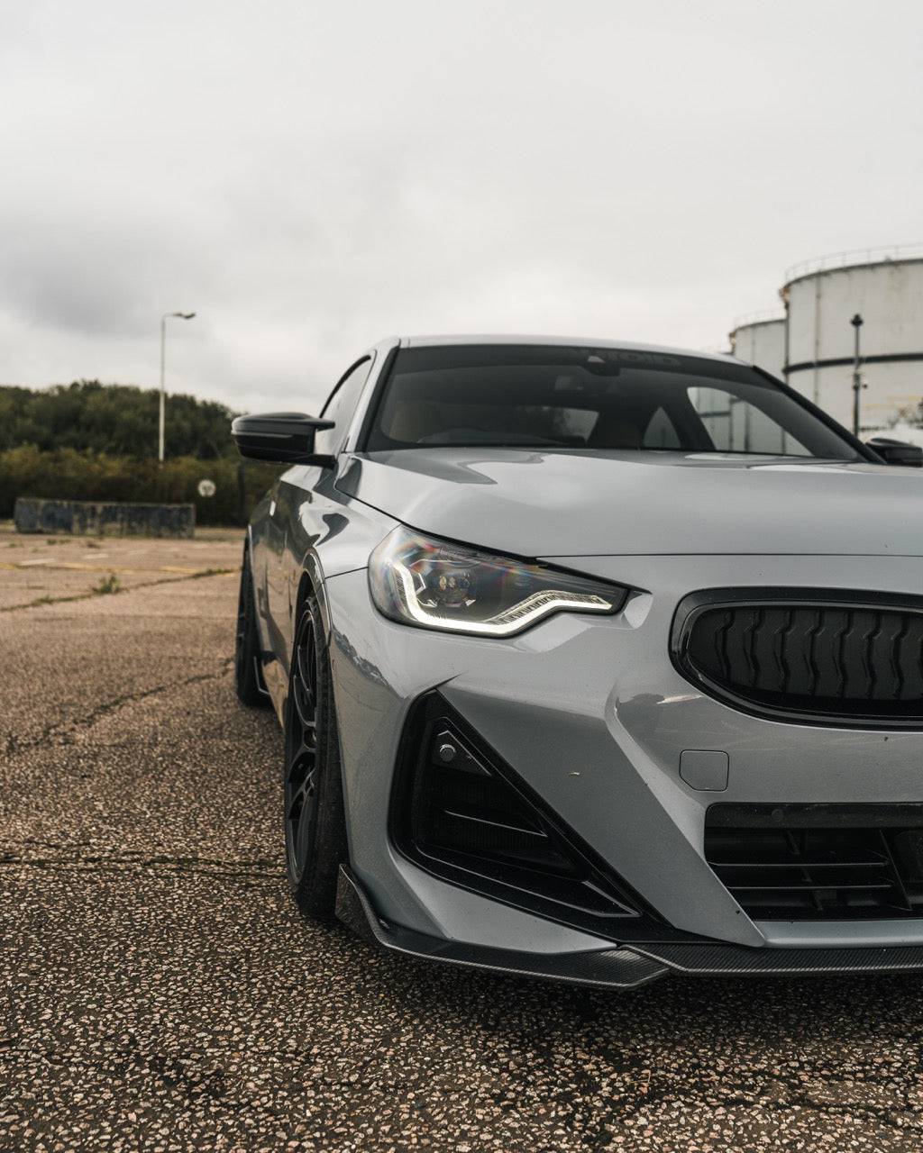 BMW M240i Genuine Shadow Line Black High Gloss Grille Insert - AUTOID® - Front Grille - BMW M Performance