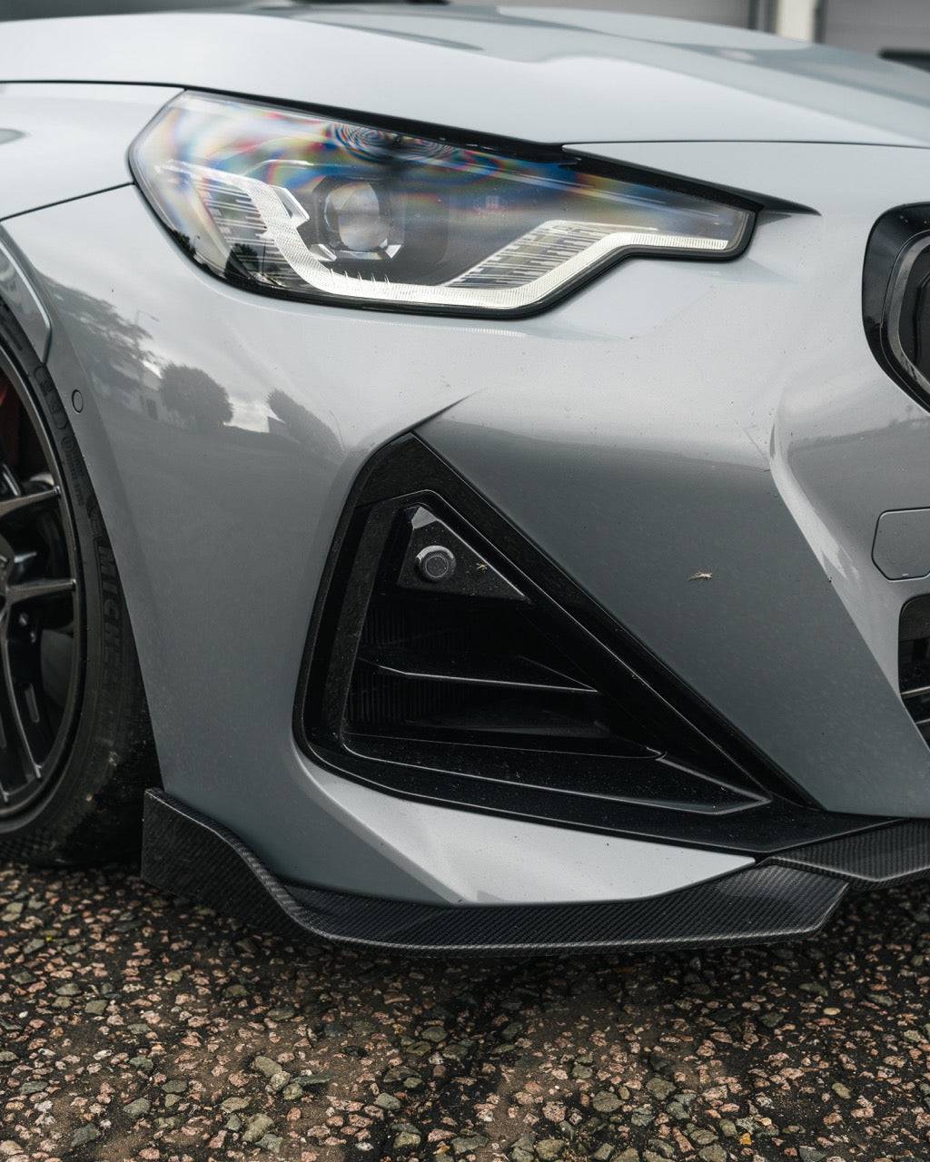 BMW M240i Genuine Shadow Line Black High Gloss Grille Insert - AUTOID® - Front Grille - BMW M Performance