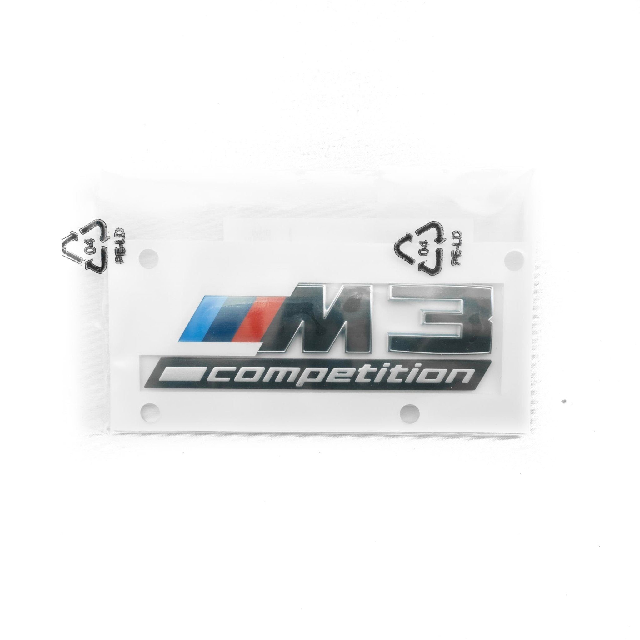 BMW M3 Competition Genuine M Performance LCI Model Badge - AUTOID® - Model Badges - BMW M Performance