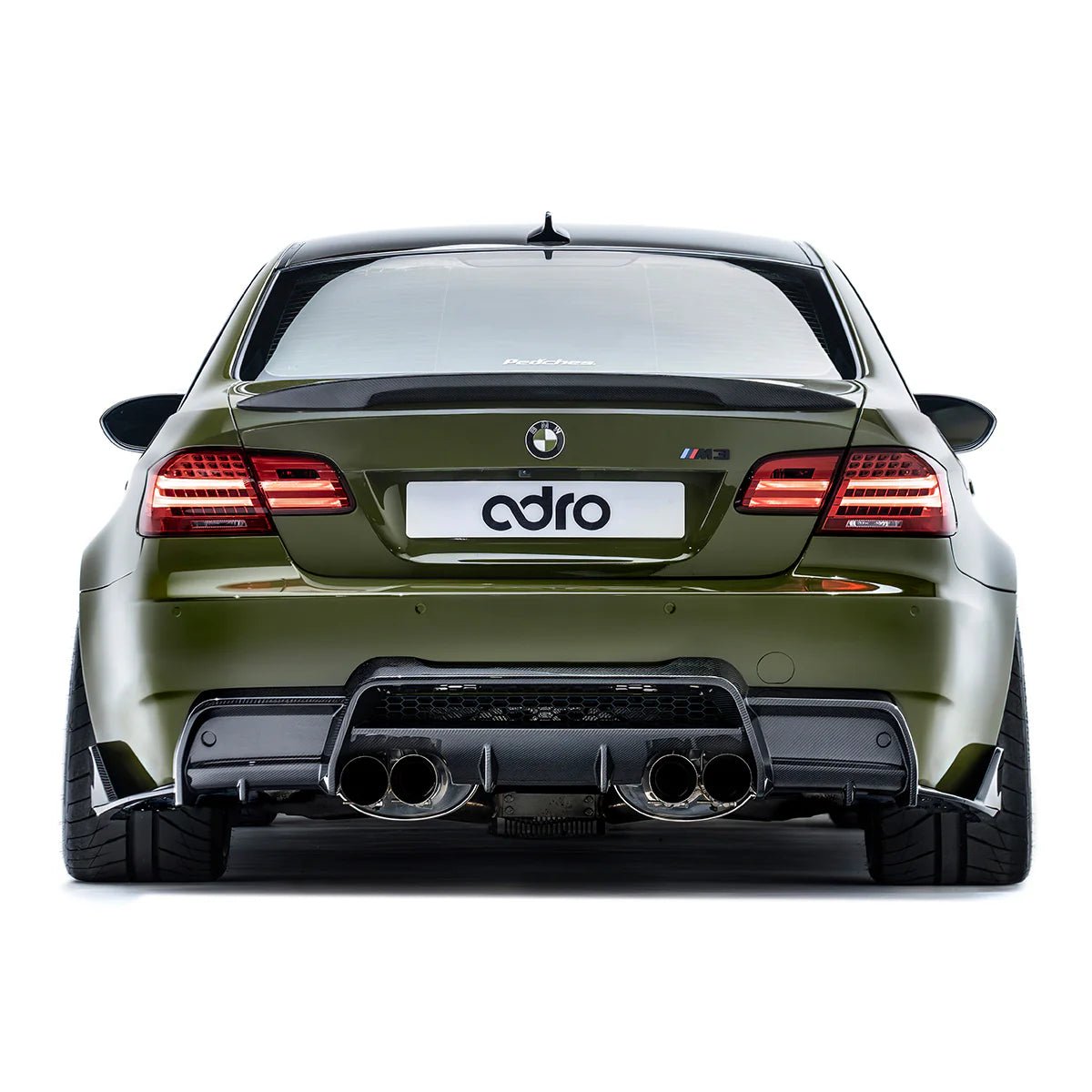 BMW M3 E92 Carbon Fibre Rear Diffuser by Adro - AUTOID - Rear Diffusers - Adro