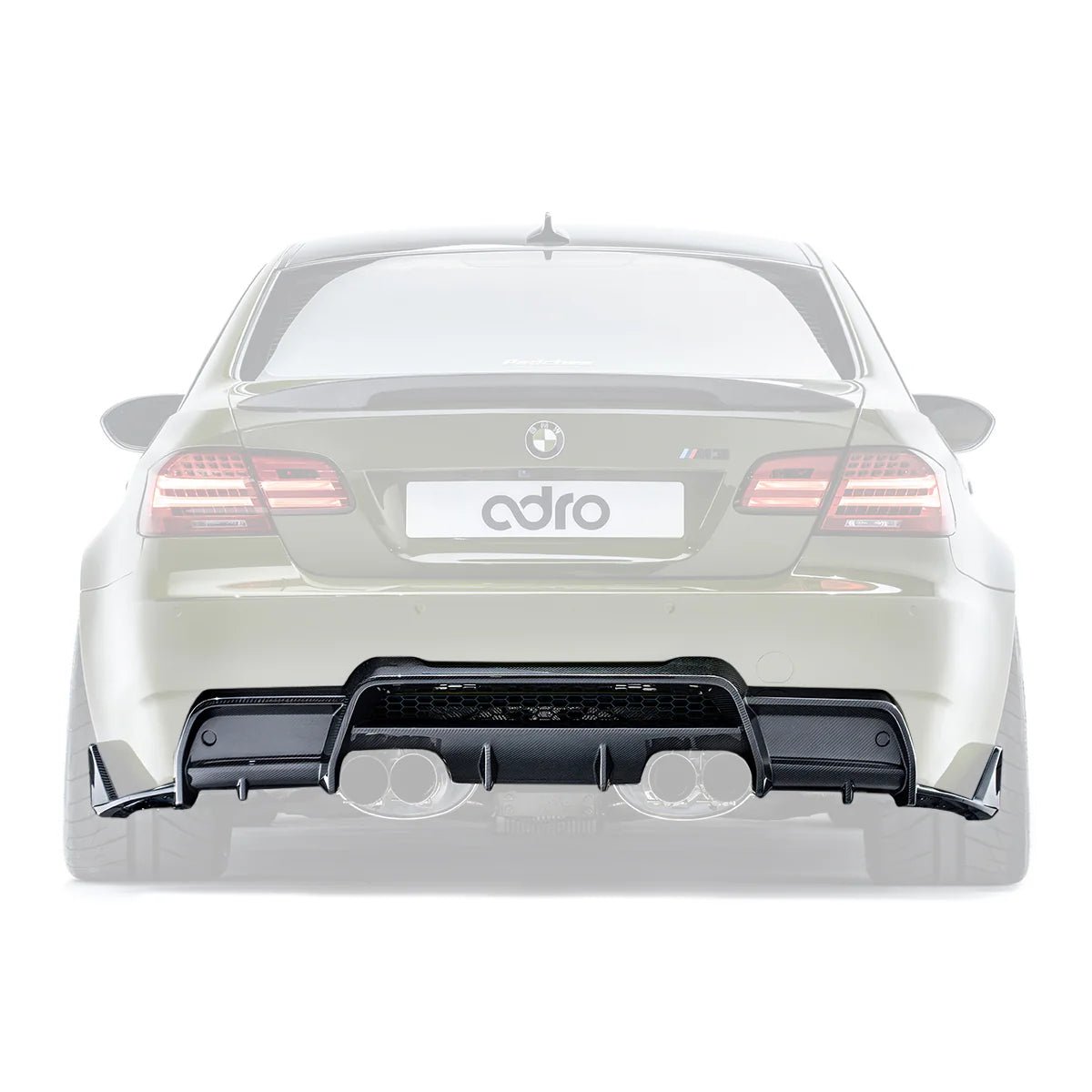 BMW M3 E92 Carbon Fibre Rear Diffuser by Adro - AUTOID - Rear Diffusers - Adro