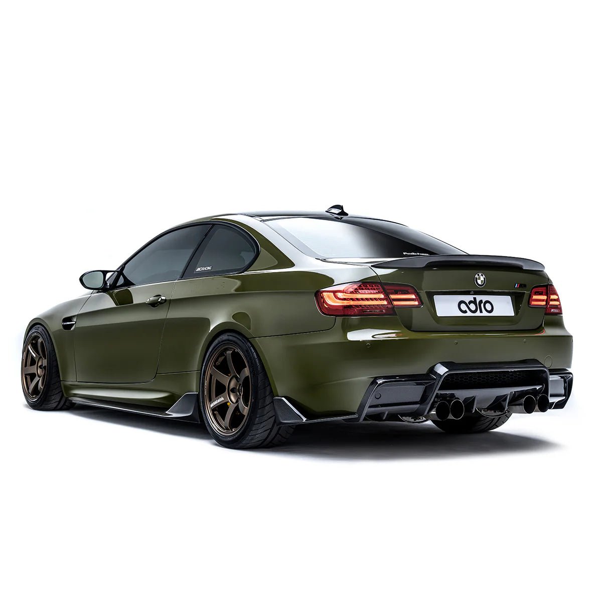 BMW M3 E92 Carbon Fibre Rear Diffuser by Adro - AUTOID - Rear Diffusers - Adro