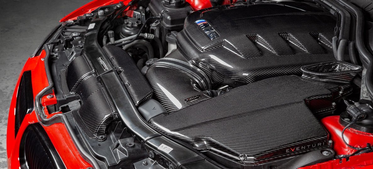 BMW M3 E92 (S65) Eventuri Carbon Fibre Plenum - AUTOID® - Air Intakes - Eventuri