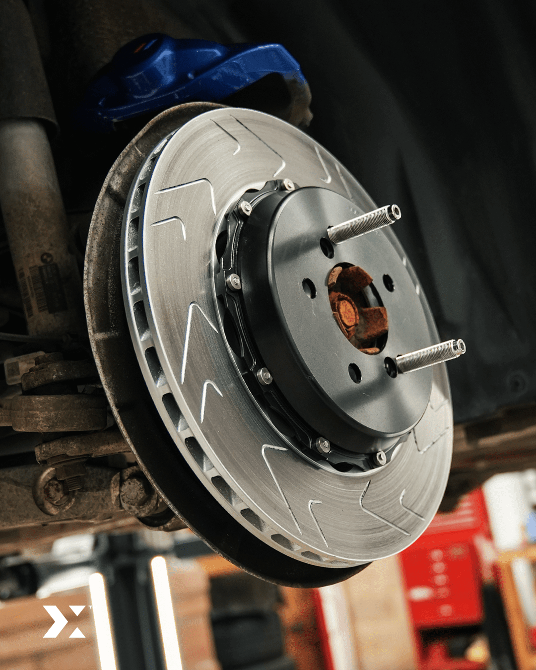 BMW M3 F80 & M4 F82 2-Piece 370mm Floating Rear Discs by MMX - AUTOID® - Brakes & Stopping Power - MMX Performance